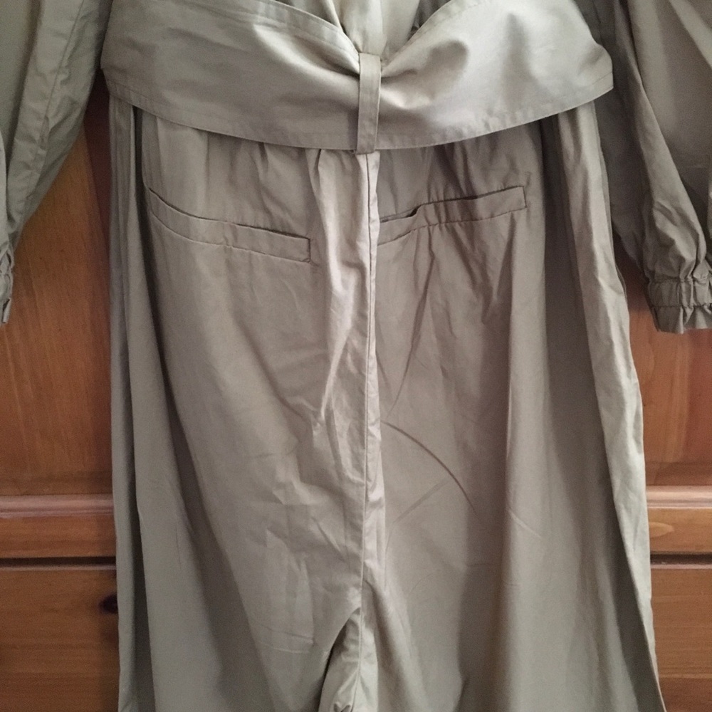 J CREW Black Label Brown Off-Shoulder Jumpsuit 4 - Picture 5 of 6
